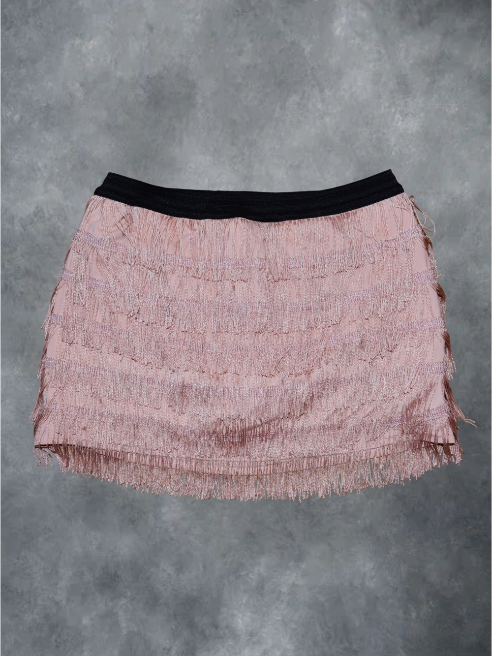 Zara TRF Fringed Mini Skort